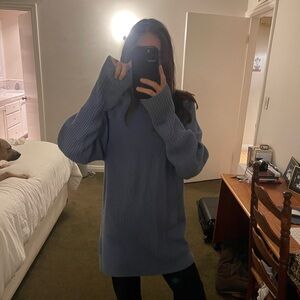 KOWTOW Blue Turtleneck Sweater